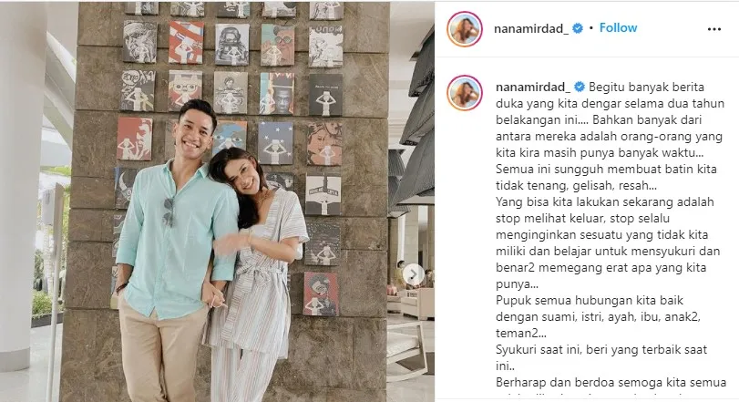 Banyak Berita Duka Selimuti Industri Hiburan, Nana Mirdad Makin Menghargai Waktu dan Kehidupan 3