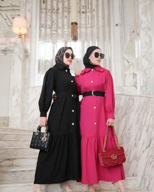8 Rekomendasi merek Gamis Lokal yang Pas untuk Anak Muda. Cakep-cakep! 11