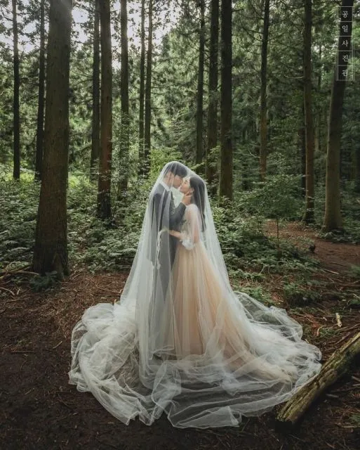 7 Pose Foto Prewedding Outdoor Romantis ala Korea 11