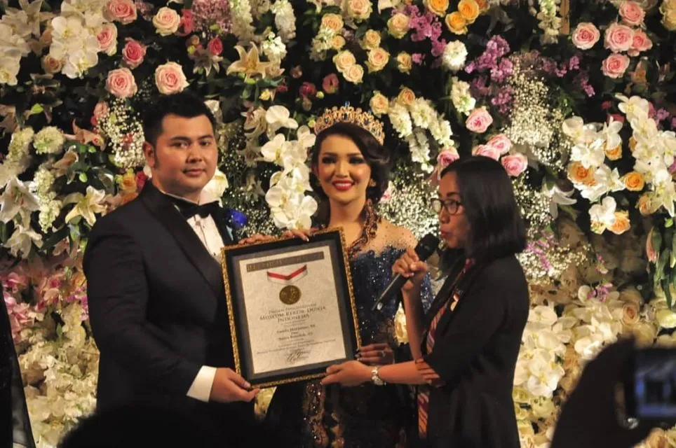 Daftar Resepsi Pernikahan Unik yang Berhasil Pecahkan Rekor MURI 7 Resepsi pernikahan yang memecahkan rekor muri