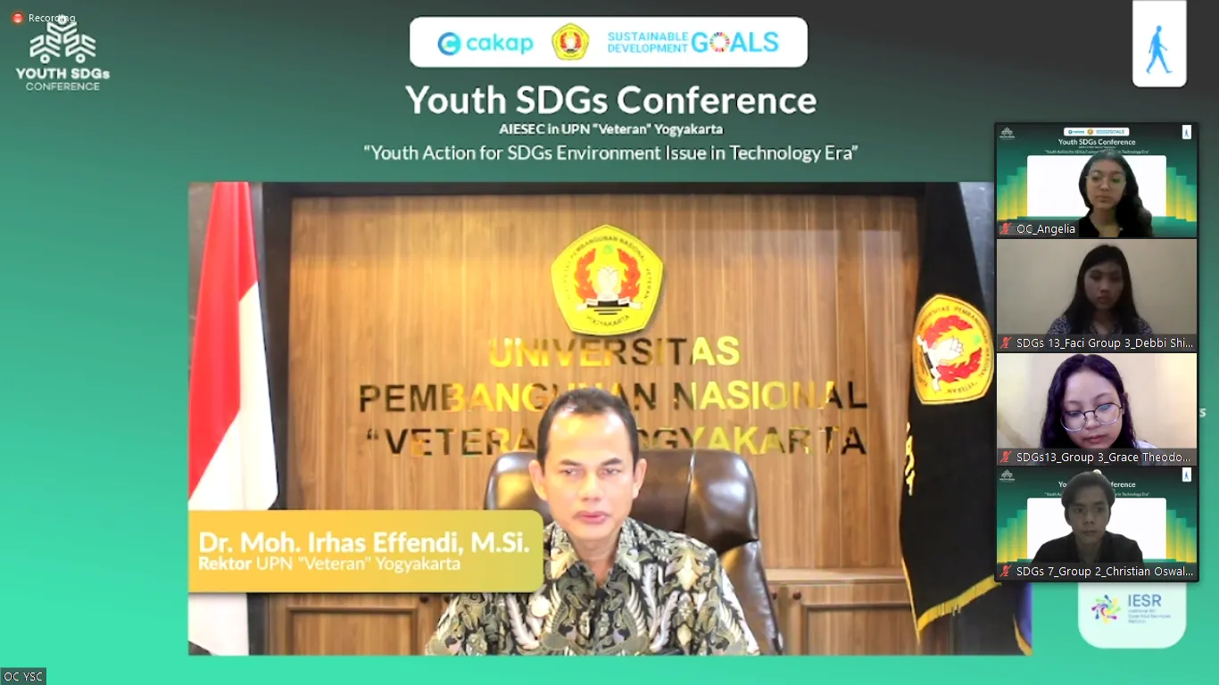 AIESEC Ajak Pemuda Peduli Permasalahan Energi Terbarukan dan Perubahan Iklim melalui Youth SDGs Conference 2021 2