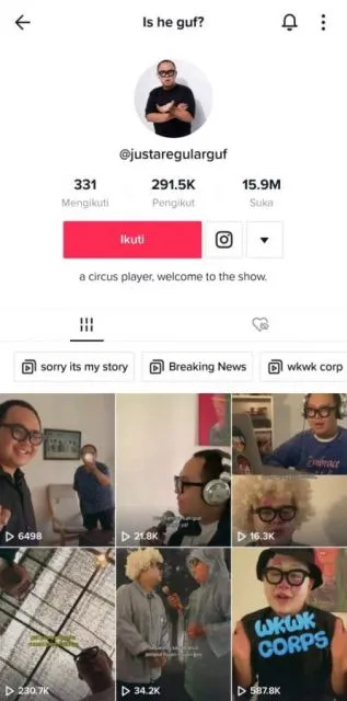 Akun TikTok Kocak yang Wajib Kamu Ikuti. Kontennya Bikin Ngakak! 20