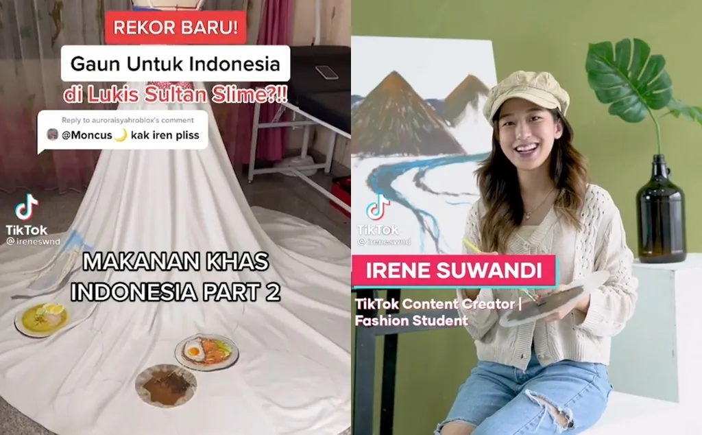 Berkarya Lewat Art dan Fashion, Kreator Irene Suwandi Menangkan Challenge #TauGaSih TikTok Indonesia 3