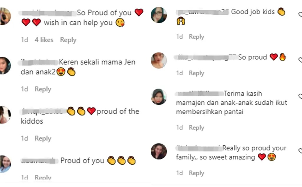 Aksi Jennifer Bachdim Ajak Anak Bersihkan Sampah di Pantai Dipuji Warganet 4