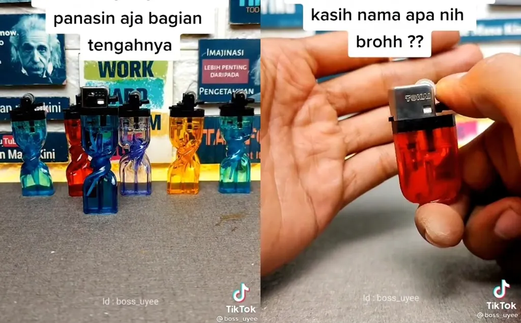 Ubah Limbah Korek Api jadi Karya Seni, @boss_uyee Menangkan Challenge #TauGaSih TikTok Indonesia 3