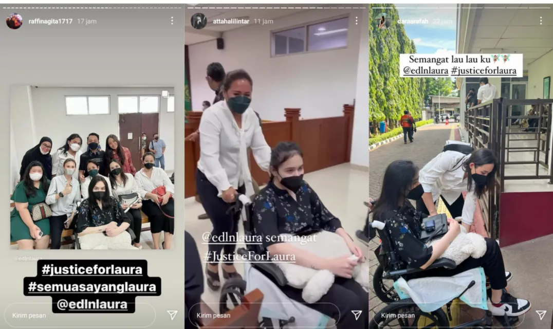 Laura Tuntut sang Mantan Kekasih yang Buat Ia Lumpuh ke Pengadilan 2