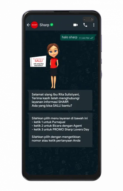 Sharp Indonesia Luncurkan SALLI, Layanan Purna Jual Berbasis Kecerdasan Buatan 3