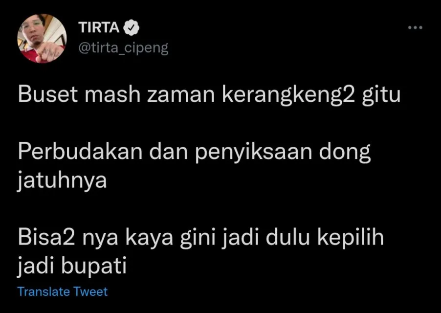 6 Figur Publik yang Kritik Kerangkeng Manusia Milik Bupati Nonaktif Langkat 7 Kecaman Dokter Tirta