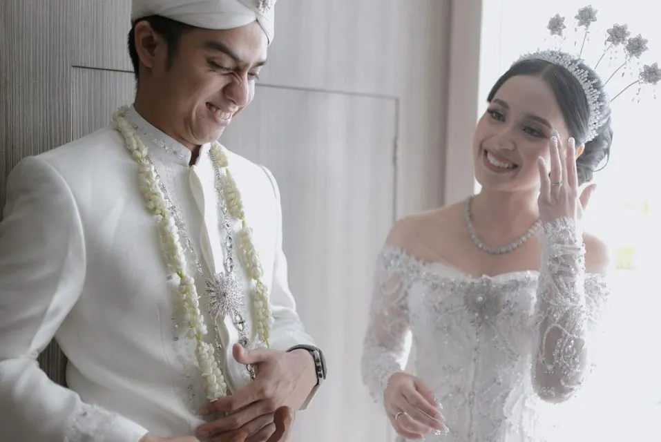 Mengintip Konsep Pernikahan Nimaz Dewantary dan Muhammad Mirza. Serba Putih! 5 wedding nimaz dewantary