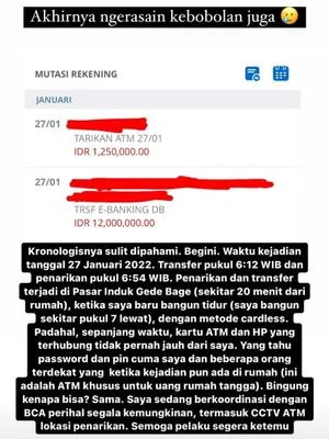 Rekening Fiersa Besari Dibobol, Pelakunya Sudah Diketahui dan Uang Dikembalikan 4 rekening Fiersa Besari dibobol