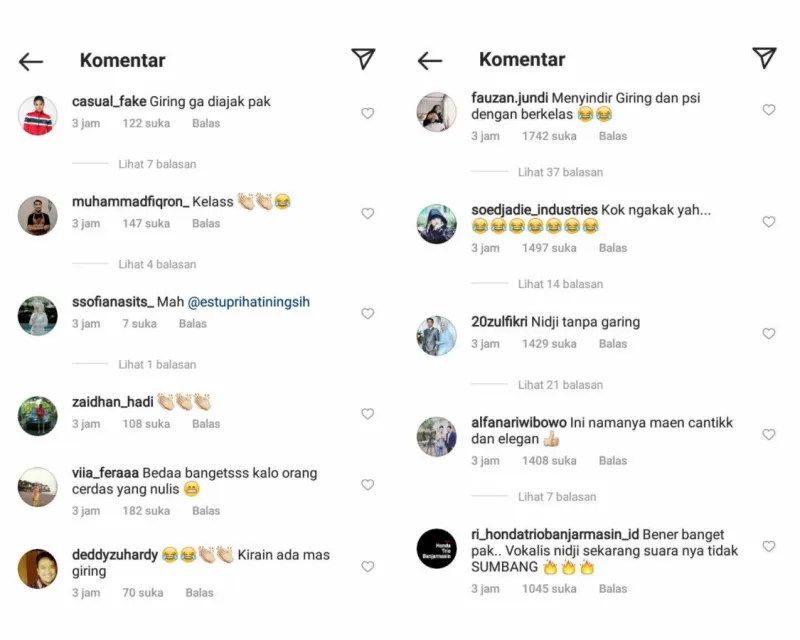 Nidji Check Sound di JIS Disaksikan Anies, Warganet: Sindiran Berkelas 5 Komentar warganet di unggahan Anies Baswedan