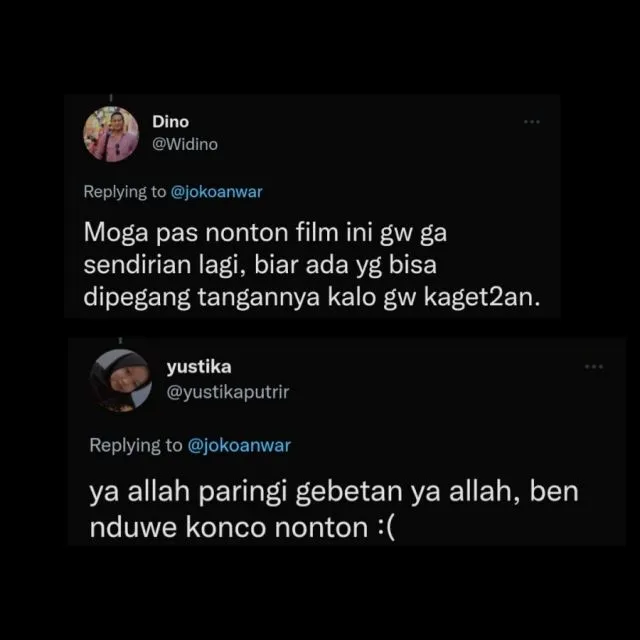 Pengabdi Setan 2 Segera Tayang di Bioskop, Warganet Cerita Pengalaman Seram Saat Nonton Pengabdi Setan 1 7 Ajang cari teman nonton