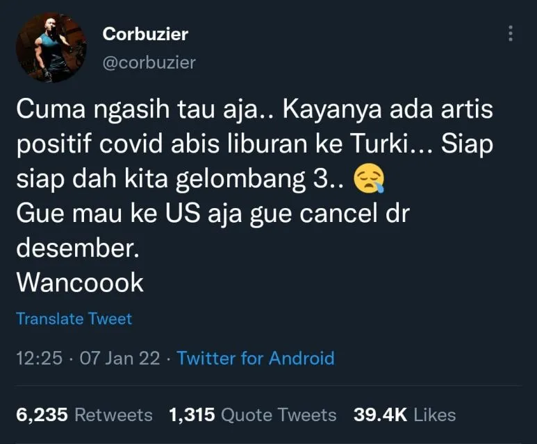 Deddy Corbuzier Sindir Artis Positif Covid Usai Liburan ke Luar Negeri 3