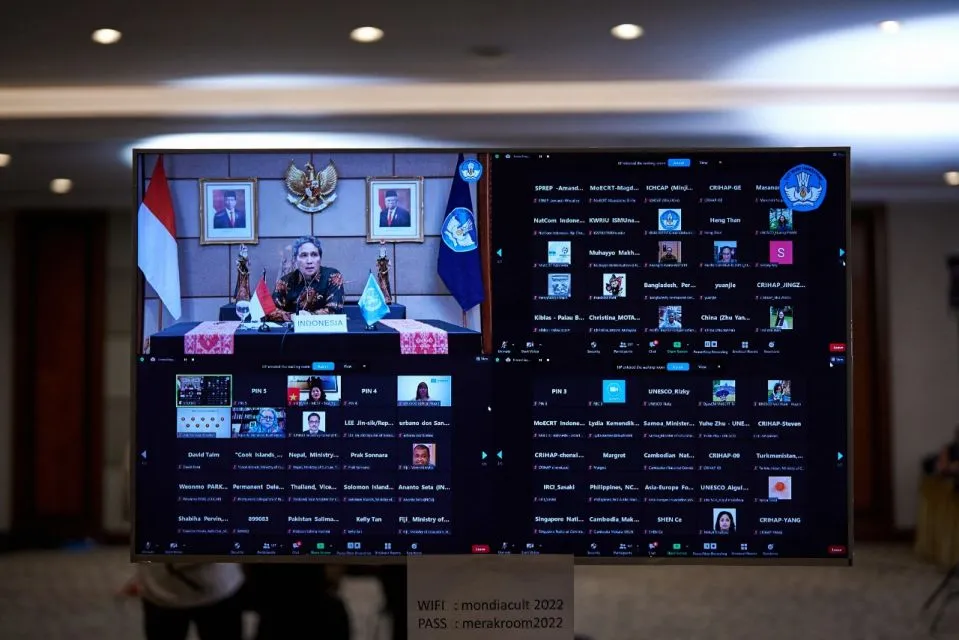 Menuju UNESCO Mondiacult 2022, Indonesia Pimpin Sidang Pertemuan Regional Asia-Pasifik 6