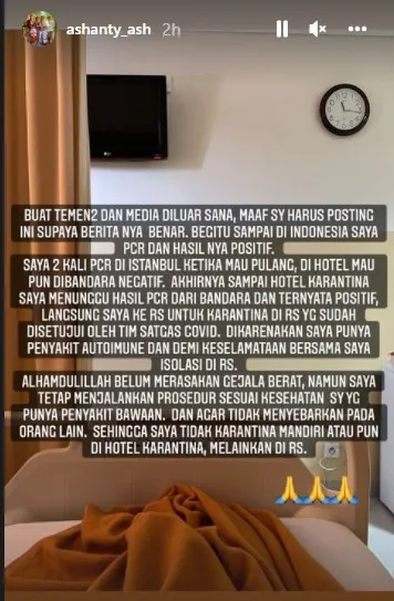 Ashanty Positif Covid-19 Setelah Pulang dari Turki, Berikut Kronologinya 2