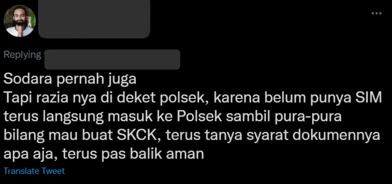 Cerita Warganet Kabur Saat Ditilang, Kalau Udah Kepepet Auto Kreatif! 15