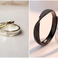 8 Ide Desain Cincin Couple, Berbeda dengan Pasangan tapi Tetap Serasi