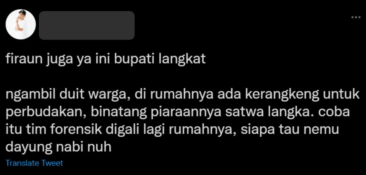 Komentar Warganet Soal Penemuan Terbaru Kasus Bupati Langkat 17