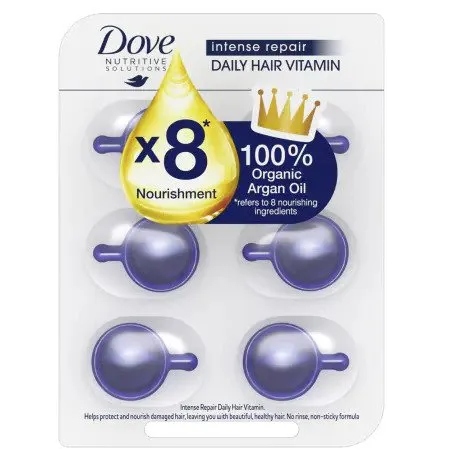 6 Rekomendasi Vitamin Rambut untuk Kerontokan 8 Dove Intense Repair Daily Hair Vitamin