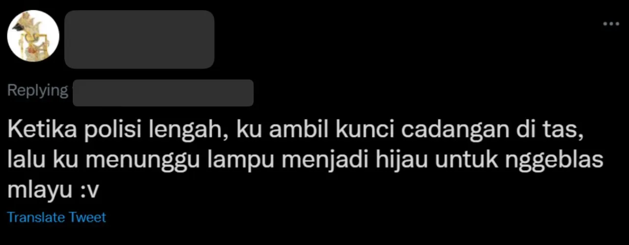 Cerita Warganet Kabur Saat Ditilang, Kalau Udah Kepepet Auto Kreatif! 18 cerita kena tilang