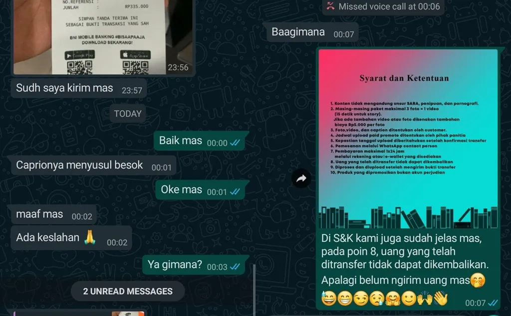 Pengalaman Kocak Warganet dengan Penipu Bukti Transfer Palsu. Pernah Ngalamin? 14