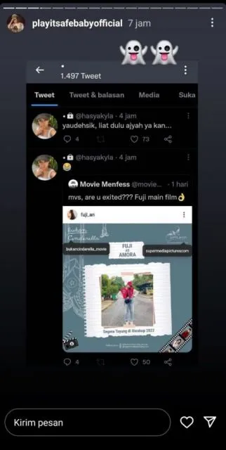 Hasyakyla Diancam Warganet Usai Komentari Fuji Main Film, Begini Responsnya 4