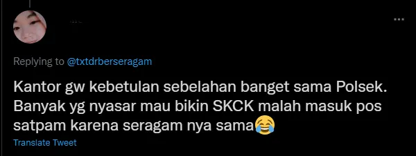 Pengalaman Kocak Warganet Bingung Bedakan Seragam Satpam dan Polisi 9 Pengalaman kocak warganet