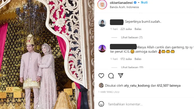 Potret Ngunduh Mantu Ria Ricis Jadi Sorotan Warganet, Disebut Sudah Hamil 4