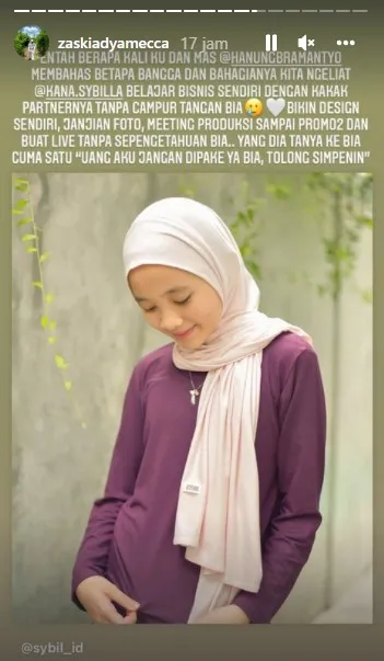 Putri Sulung Zaskia Mecca Mulai Bisnis Sendiri, sang Ibu Ungkap Kebanggaannya 2