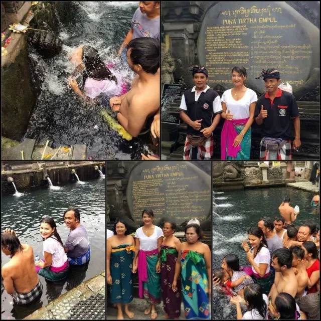 12 Artis yang Pernah Mengikuti Ritual Melukat. Alasannya Beragam 12 Tamara Bleszynski jalani ritual melukat