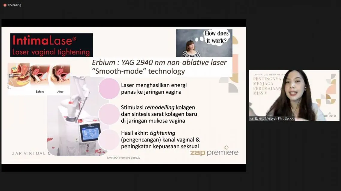 ZAP Premiere Clinic Hadirkan Pilihan Terapi Laser untuk Peremajaan Miss V 4
