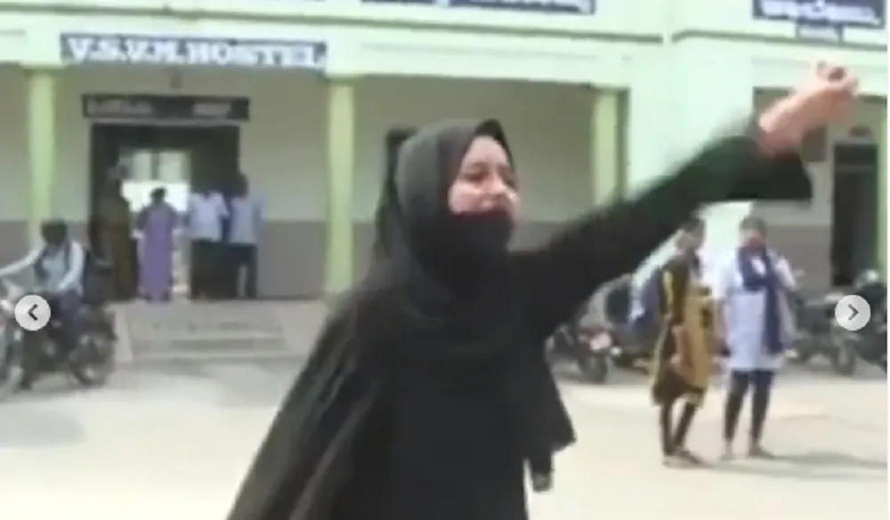Mengenal Muskaan Khan, Muslimah yang Viral saat Menolak Larangan Hijab di India 2 Muskaan Khan