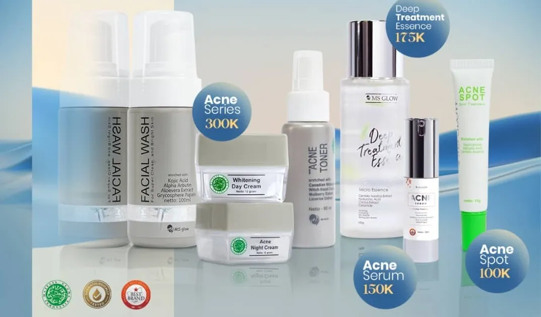Rekomendasi Skincare Acne Series Merek Lokal. Bye Jerawat! 10 msglow