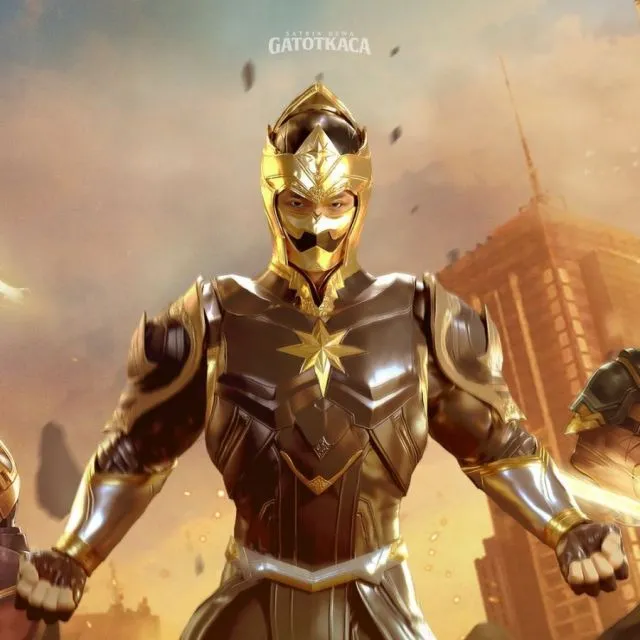 Logo Gatotkaca Disebut Mirip Captain Marvel, Warganet Berdebat 4 Logo bintang di kostum Gatotkaca