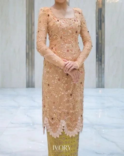 Kumpulan Ide Kebaya Warna Cokelat Terbaru. Elegan! 10 Rekomendasi kebaya cokelat