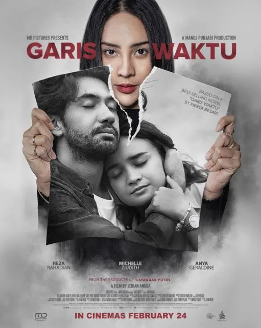 Anya Geraldine Enggan Perankan Pelakor Lagi Meski Viral Berkat Layangan Putus 6 Poster film Garis Waktu