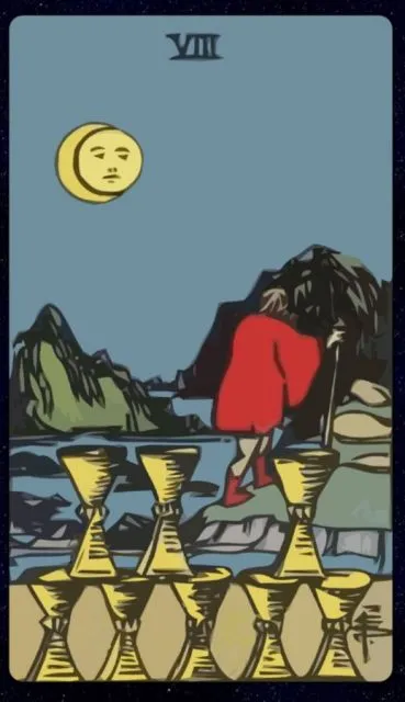 Tarot Reading: Week 2-Asmara 21 Eight of Cups