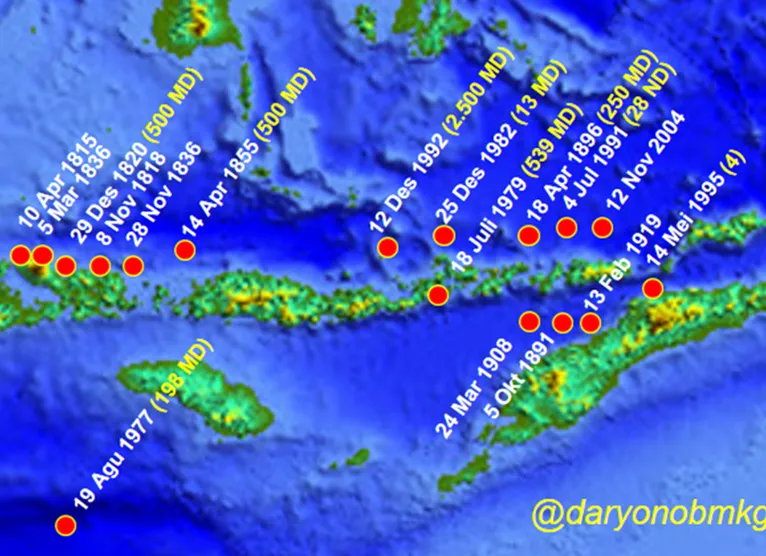 Manggarai NTT Terus-terusan Diguncang Gempa, Terakhir Kali M 5,4 4 Gambaran kawasan Manggarai-Flores