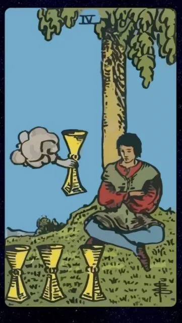 Tarot Reading: Week 2-Asmara 18 Four of Cups