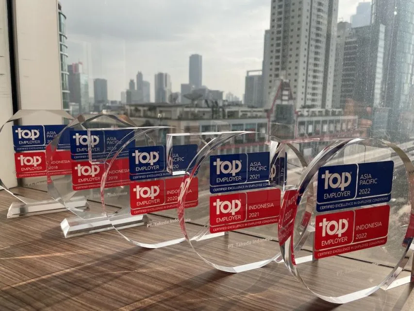 Perusahaan Biofarmasi Takeda Kembali Raih Sertifikasi Top Employer Global 3 Takeda Top Employer Global