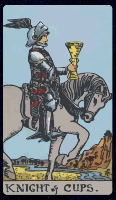 Tarot Reading: Week 2-Asmara 16 Knight of cups