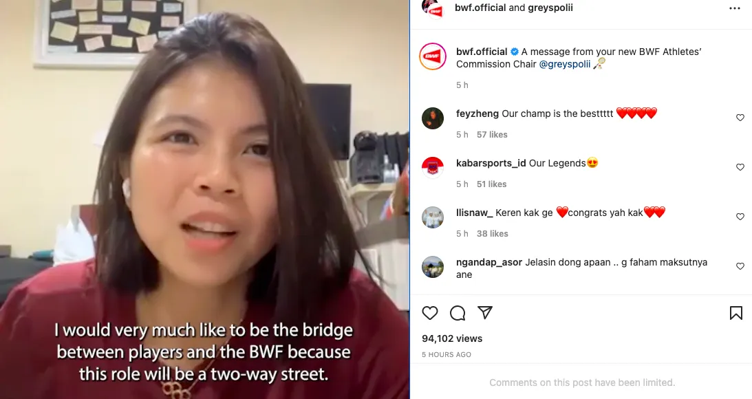 Greysia Polii Terpilih jadi Ketua Komisi Atlet Federasi Bulu Tangkis Dunia 2 Greysia Polii ketua komisi atlet bwf