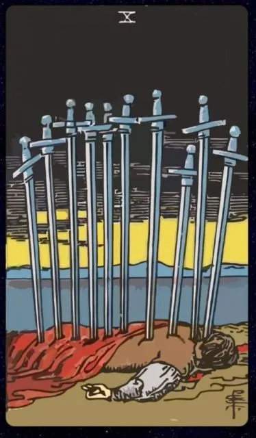 Tarot Reading: Week 2-Asmara 19 Ten of Swords