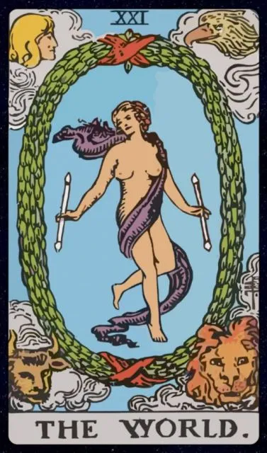 Tarot Reading: Week 2-Asmara 17 The World