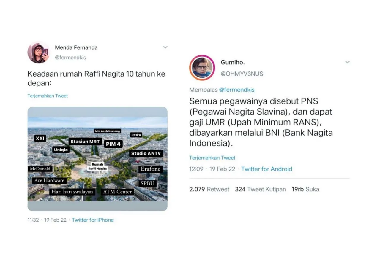 Raffi Ahmad Klarifikasi Soal Kado ATM: Ini Untuk Kantor RANS 2 Meme netizen soal keadaan rumah Raffi dan Gigi serta komentar netizen