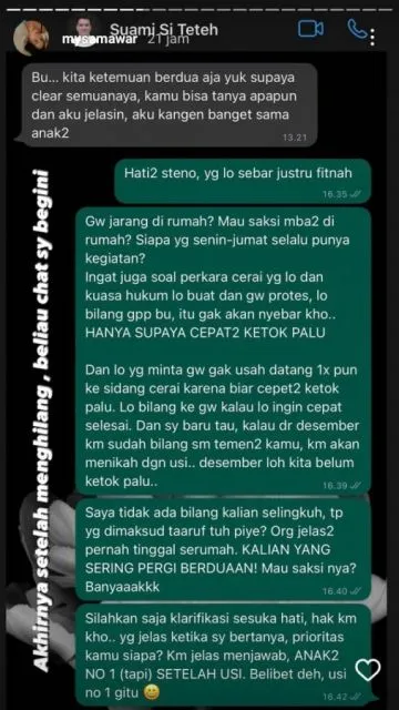 Pihak Suami Tuding Mawar AFI Selingkuh, Hak Asuh Anak Terancam 3 Mawar AFI