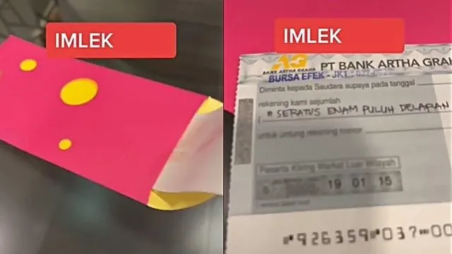 Momen Kocak Buka Isi Angpao Imlek ini Bikin Penerimanya Mendadak Bingung 14 Angpao Imlek