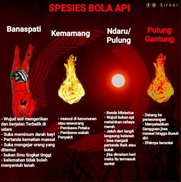 Jenis-jenis Spesies Hantu yang Selama ini Nggak Banyak Orang Tahu. Bikin Merinding! 8 Bola Api