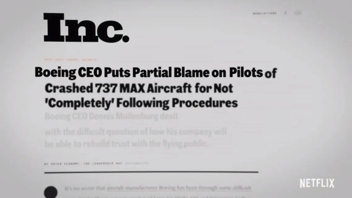 Fakta Film Downfall: The Case Against Boeing, Ceritakan Kecelakaan Pesawat Boeing 737 Max 9 Film dokumenter kecelakaan pesawat