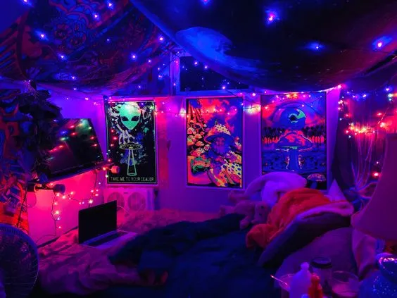11 Kreasi Lampu Tumblr untuk Kamar Tidur Selain Digantung di Dinding 22 Kreasi lampu tumblr selain warm